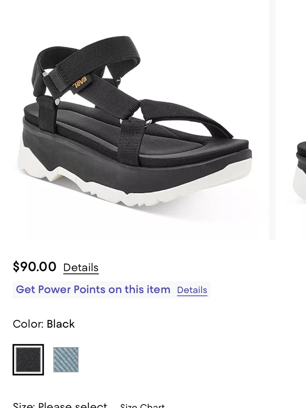 NWOT Teva Platform Sandals - Picture 5 of 5